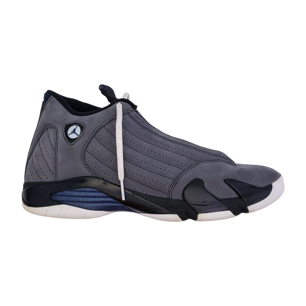 Nike Air Jordan 14 Retro Graphite Gray Basketball Shoes Lace Up Men's Size 13